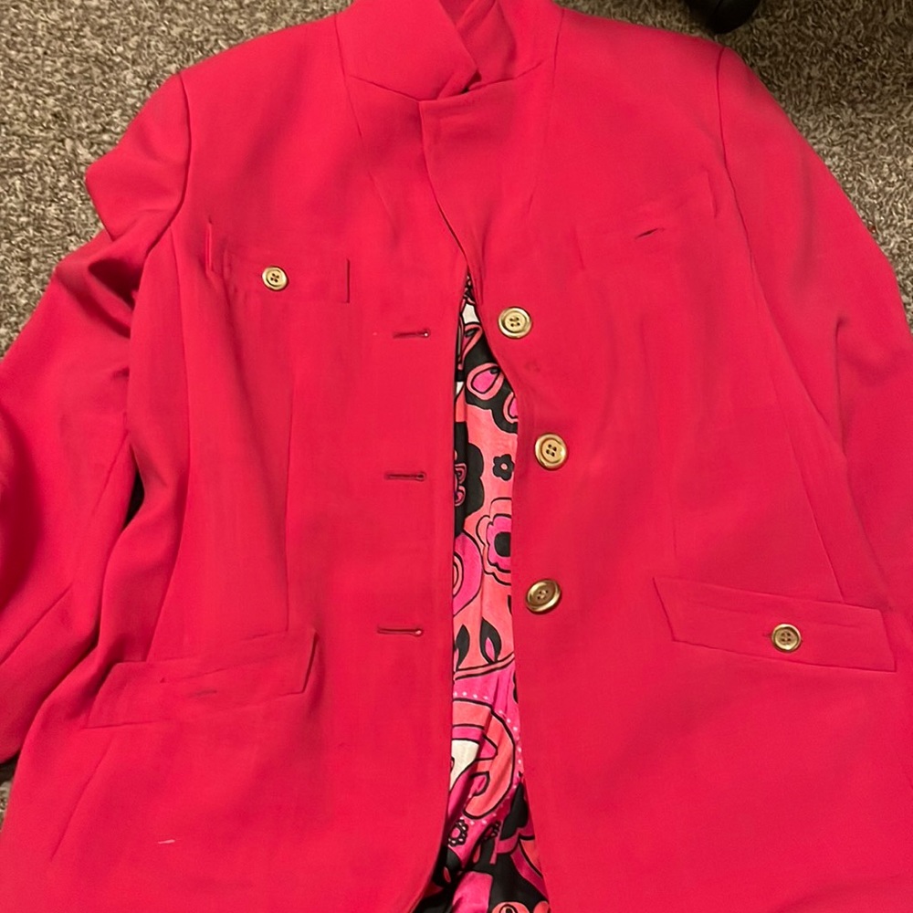 Kasper Jacket, Hot Pink, Size 10
